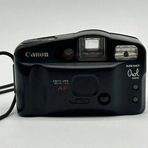 Canon Sure Shot Owl Date AF 35mm Point & Shoot Film Camera 1:4.5